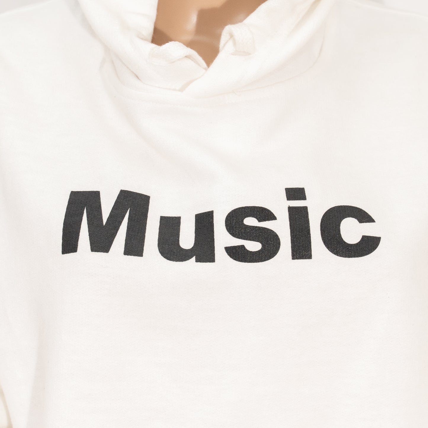 "Music" Cropped Hoodie